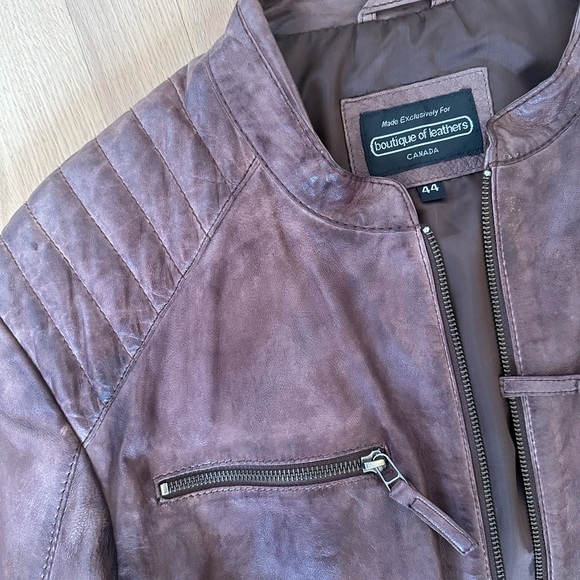 Boutique of Leathers men’s size CAN 44 leather jacket - Picture 2 of 4